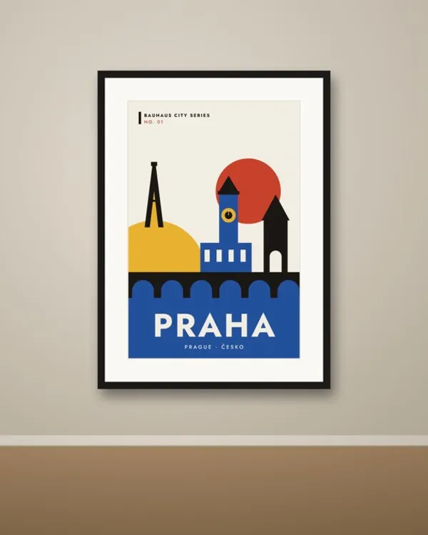 Prague Bauhaus Poster