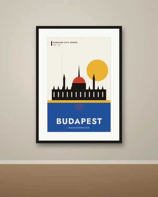 Budapest Bauhaus Poster
