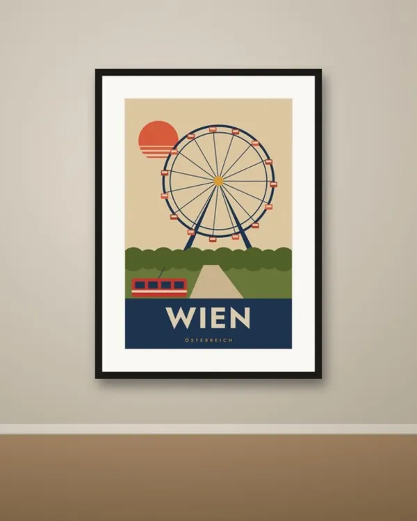 Vienna Travel Poster