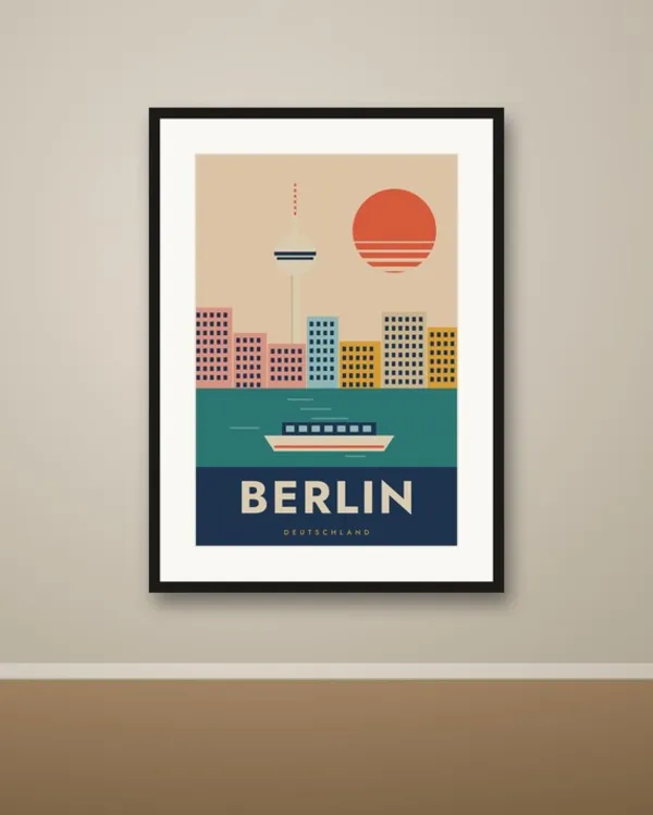 Berlin Travel Poster