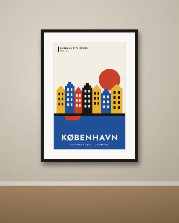 Copenhagen Bauhaus Poster