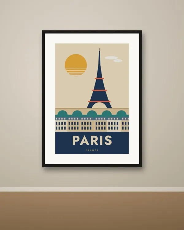 Paris Travel Poster