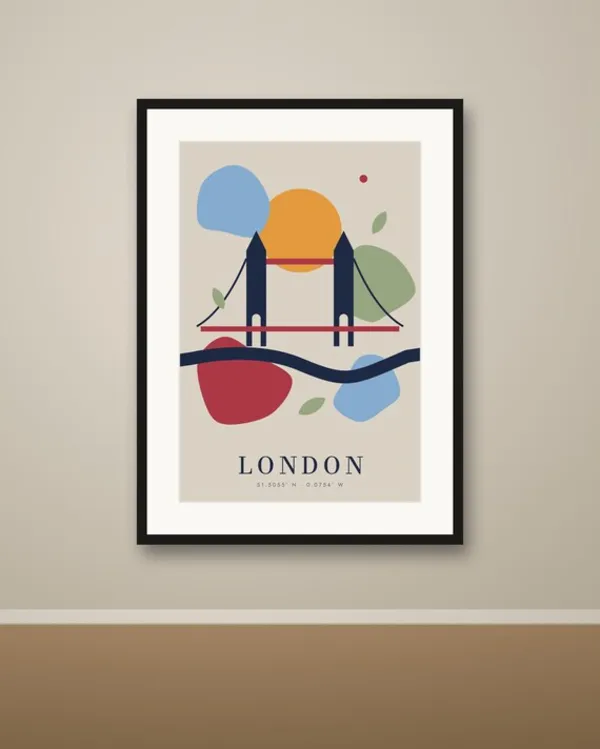 London Abstract Poster
