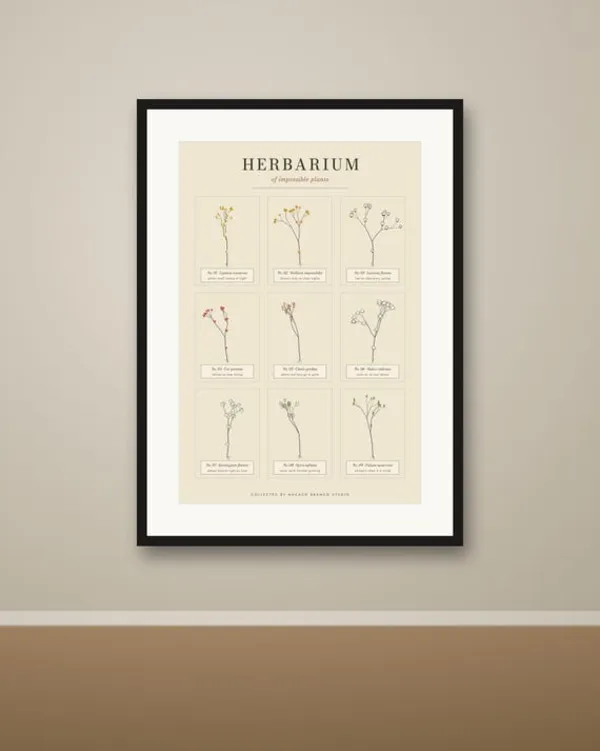 Herbarium of Impossible Plants Print