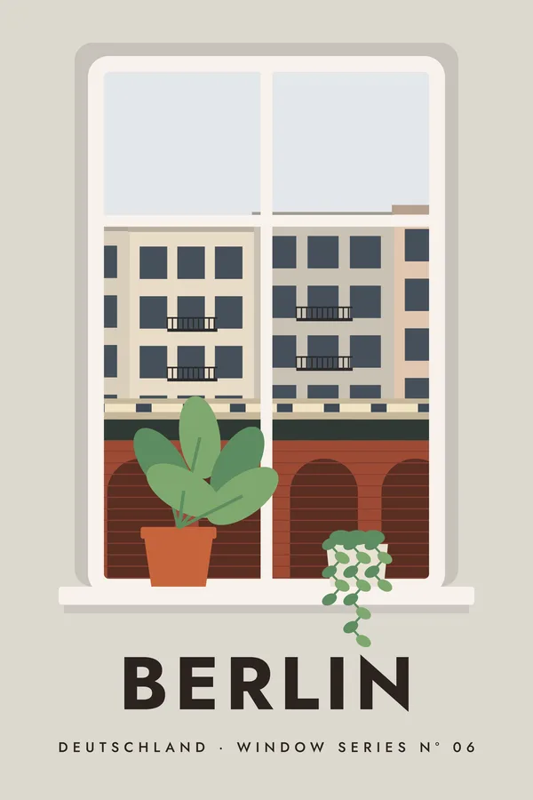 Berlin Window Series Poster