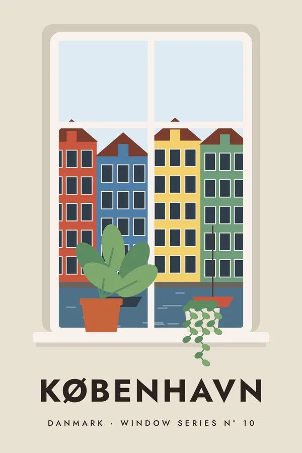 København Window Series Poster