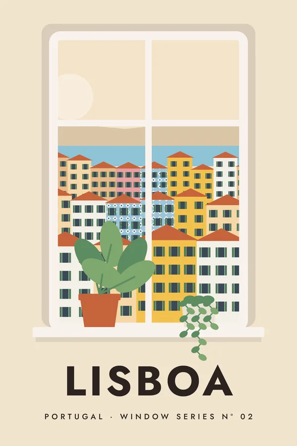 Lisboa Window Series Poster